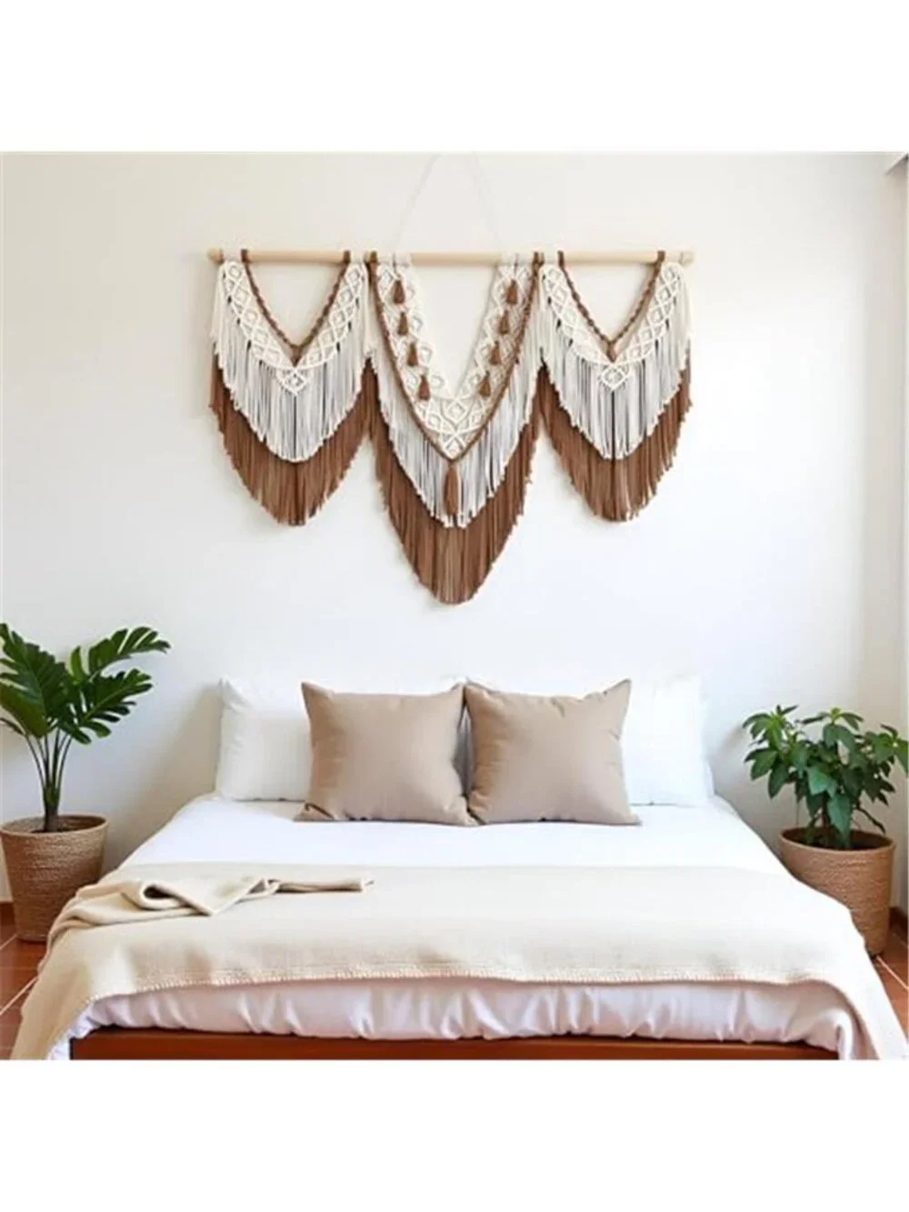 large macrame wall hanging - Boho Tapestry Macrame Wall Decor Art- Chic Bohemian